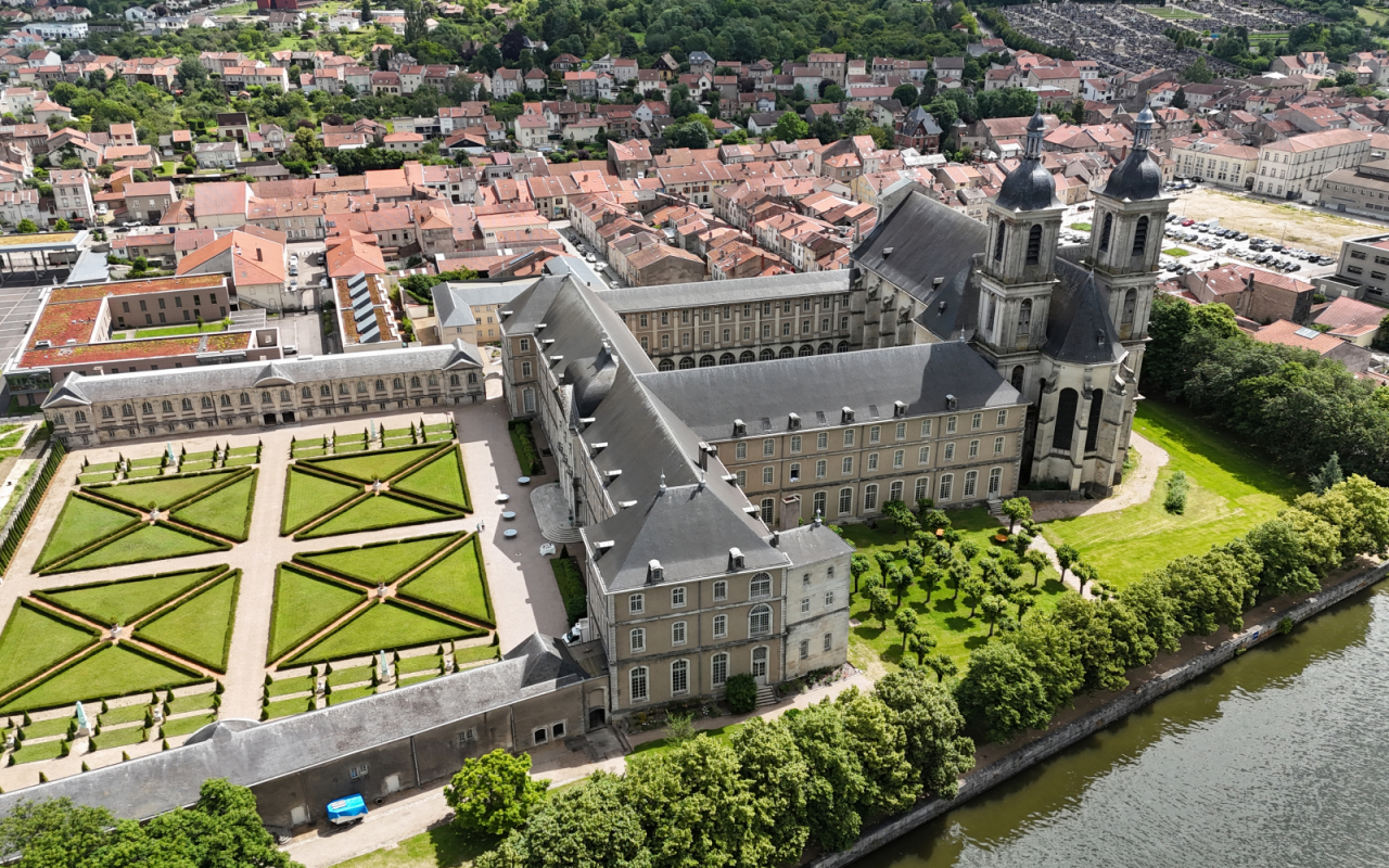 Aerial view of Premontres Abbey