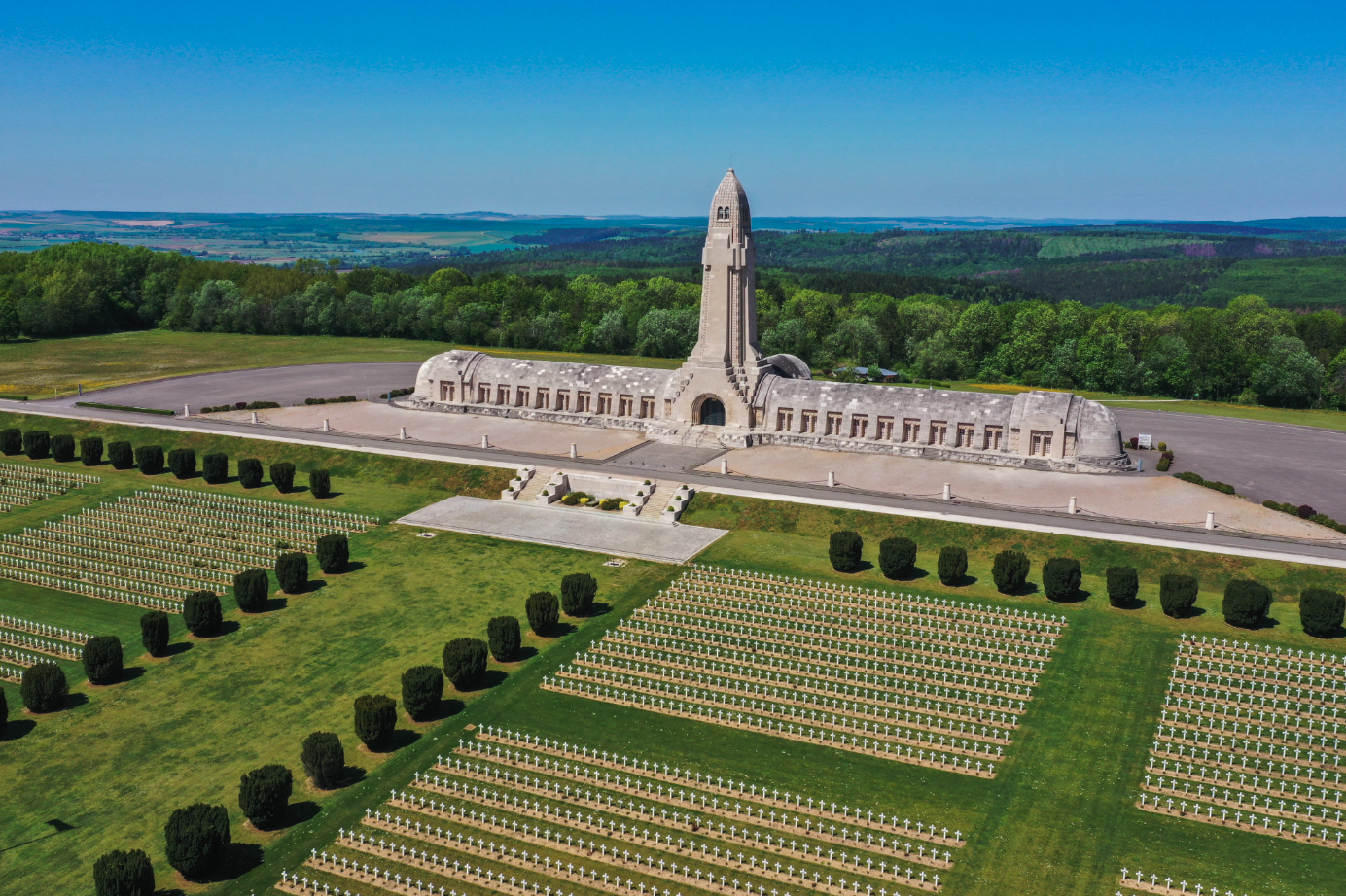 View of the Douaumont Ossuary