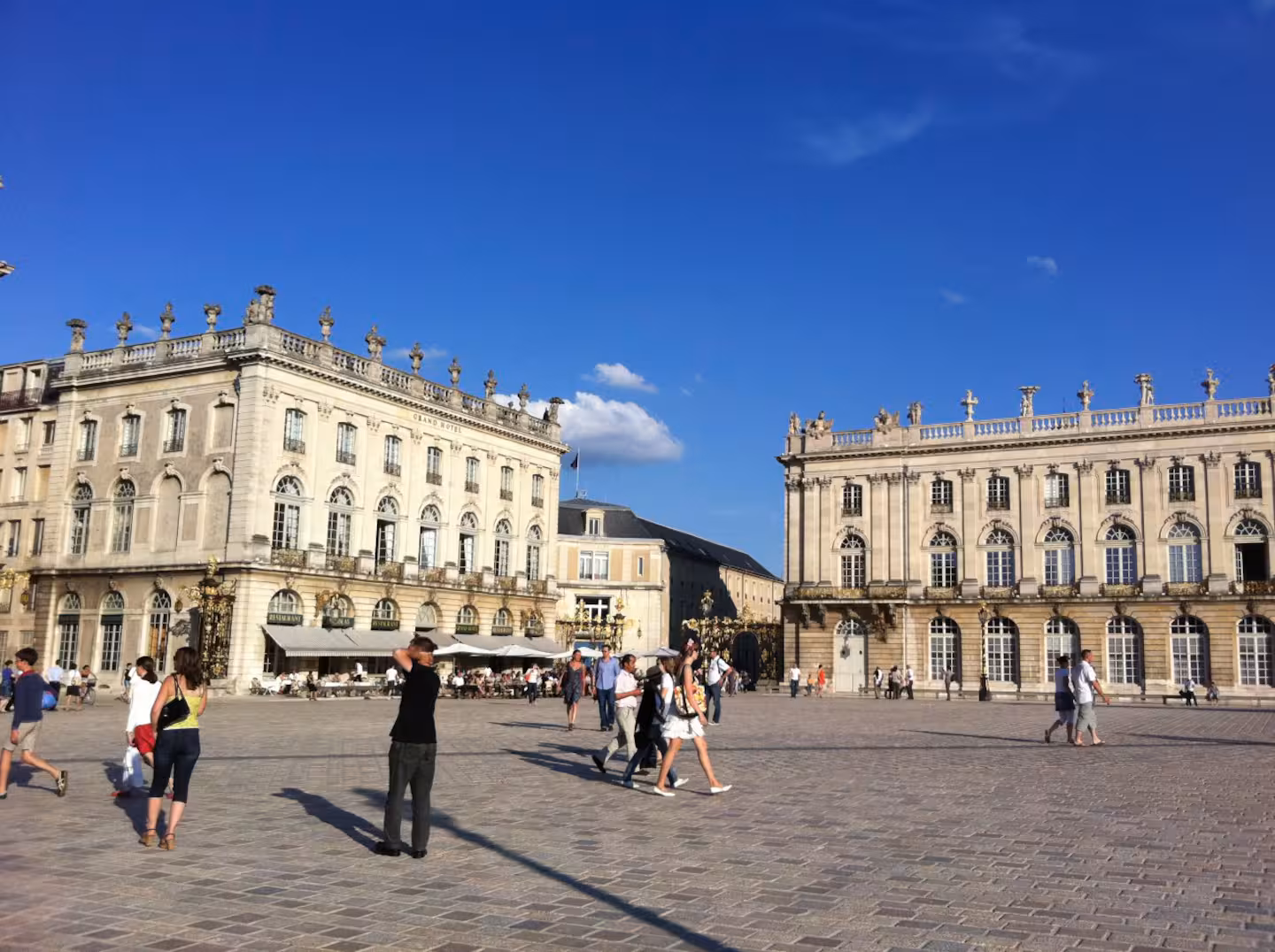 Place Stanislas and classical facades in Nancy
